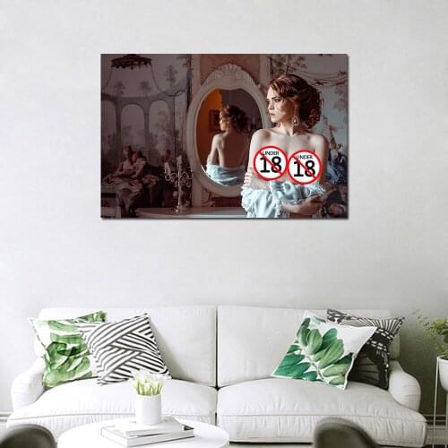 Beautiful Woman Sexy Model Picture Wall Art Poster Print For Living Room Canvas Painting For Home Decor