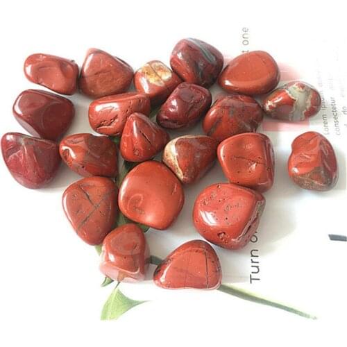 Red Jasper Tumbled Stones Wholesale Natural Carved Gemstone For Home Decoration
