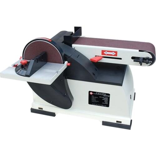 Abrasive belt machine small multi-function desktop industrial grade electric abrasive disc polishing machine grinding machine