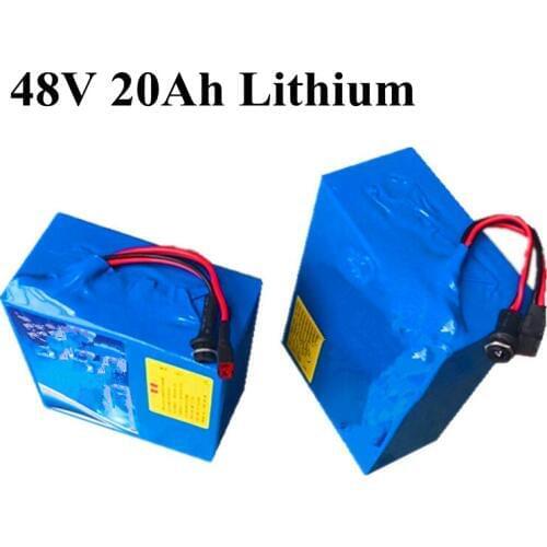 Brand 18650 Electric Bike Battery 48v 20ah Lithium Battery with 45A BMSfor 48v Battery Bike Ebike 2000w Bicycle +charger