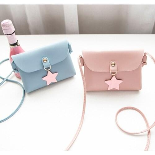 Stars Small Messenger Bag For Women Shoulder Bags Casual PU Girls Solid Coin Purses Handbags Bolsa Female Flap Wholesale 2021