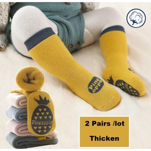 Baby Anti Slip Child Thick Socks Boy Warm Kids For Girls Boys Children Girl Toddler Funny Newborns Floor Kid Boys' Sock Winter