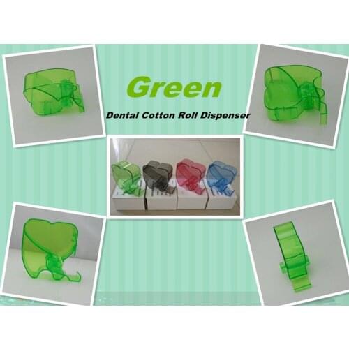 New Dental Cotton Roll Dispenser Holder Organizer Autoclavable Green Color For Sale