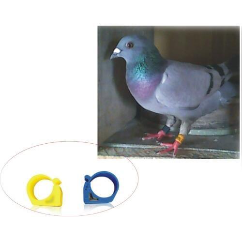 10pcs/Lot EM4305 ISO11785 pigeon ring plastic Bird leg ring tag Animal rfid ring tag for tracking chicken rings pigeon bird
