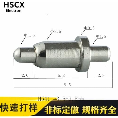 Pogo Pin High Current Spring Thimble Battery Connector Test Probe Double-ended Needle PIN Needle Positioning Needle A541