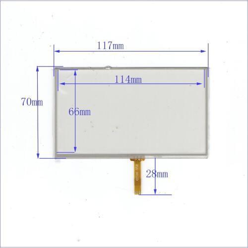 FOR MP5 MP4 vx580 580r resistive handwritten touch screen free shipping 117*70 5 inch GPS vehicle-mounted navigation