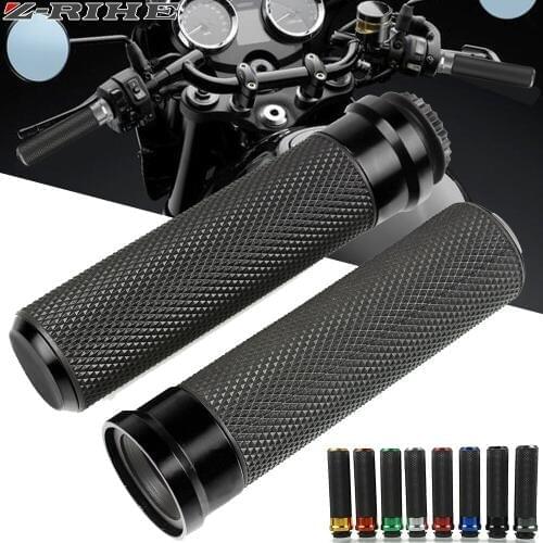 Universal Motorcycle 1" 22mm Handle Bar Handle Grips CNC For Sportster 883 1200 XL XR VRSC Softail Touring Dyna Custom