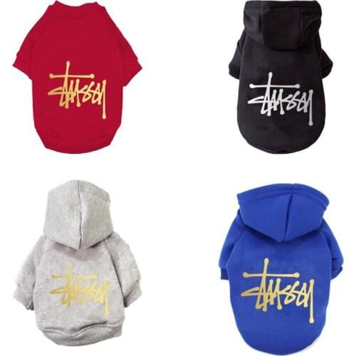 Winter Petdog Hoodie Clothes For Medium And Large Dogsfleece Warm Hooded Jacket Sweatshirtlabrador French Bulldog Jacket Clothes