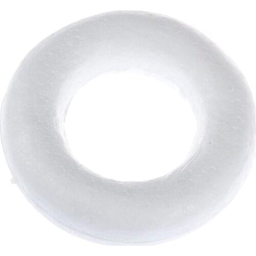 5pcs Polystyrene Styrofoam Foam Ball White Craft Round DIY Accessory Party Festival Celebration Decoration