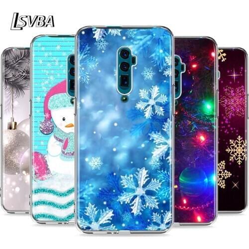 Cover for OPPO Reno 4 3 Pro 10X Zoom 2 Z F ACE X2 Pro 5G Coque New Year Gifts Christmas for OPPO A5 A9 2020 Phone Case