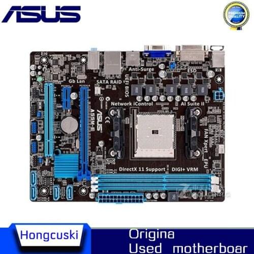 For ASUS A55BM-PLUS Used original motherboard Socket FM2+ DDR3 A55 Desktop Motherboard