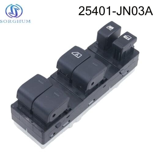 25401-JN03A Electric Power Window Regulator Master Switch For Nissan Teana J32 J32Z RUS PRC 25401-ZN40C 25401-JN01A