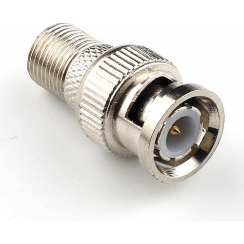 HWEXPRESS Hot Metal BNC Male to SMA Female Plug Coaxial Connector Adapter