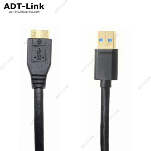 Micro USB 3.0 Cable 3A 1M Fast Charging Data Cable USB Cord Mobile Phone Cables for Samsung Note 3 S5 Toshiba Hard Disk