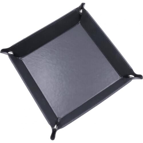 HOT SALES!!! Desktop Foldable Faux Leather Storage Box Organizer Holder Tray for Home