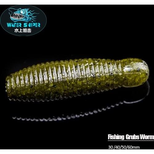 Water Sniper Fishing Grubs Worm Bait Bee Pupa Potatoes Soft Lure Longcast Artificial Fishing Soft Lure