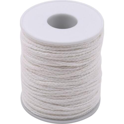 Special Cotton Braid Candle Wick DIY Oil Lamps Candles Supplies Household Non-smoke Candle Core Candle Accessories 61m 2020 New