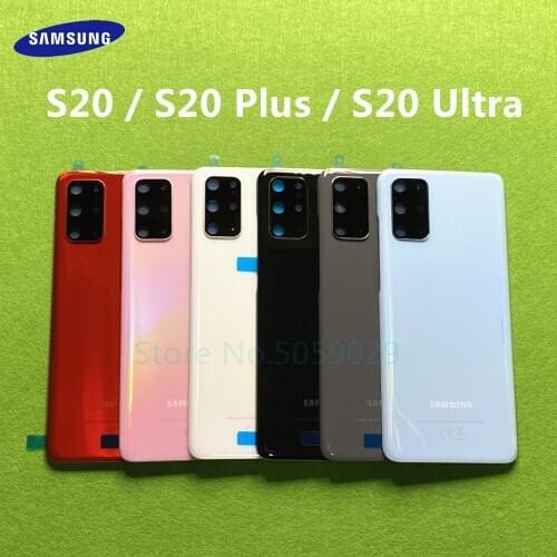 Glass Battery Cover Replacement Back Door Housing Case For Samsung Galaxy S20 Ultra G988 S20 Plus S20+ G985 S20 G980