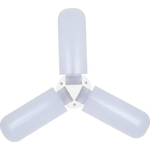 E27 LED Bulb SMD2835 30W /45W Super Bright Foldable Fan Blade Angle Adjustable Ceiling Lamp Home Energy Saving Lights