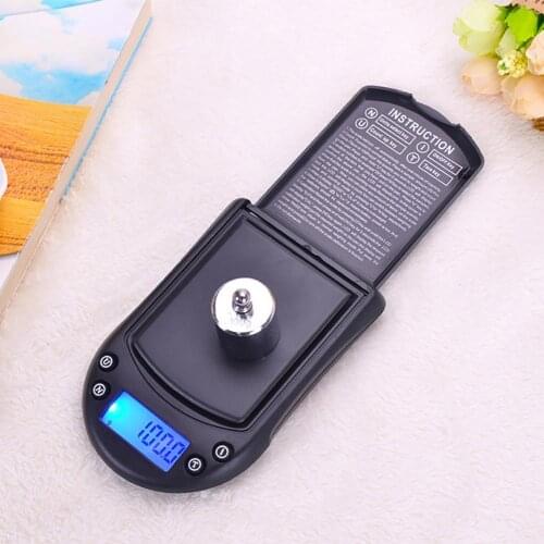 500g/0.1g 200g/0.01g Jewelry Scale High Precision Saving Power ABS Concise Design Digital Pocket Scale for Kitchen Scales