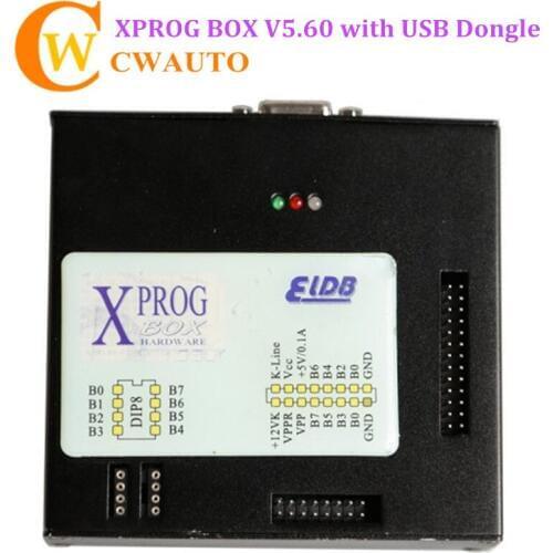 XPROG V5.84 X-progM Box ECU Programmer With USB Dongle Can Support CAS4