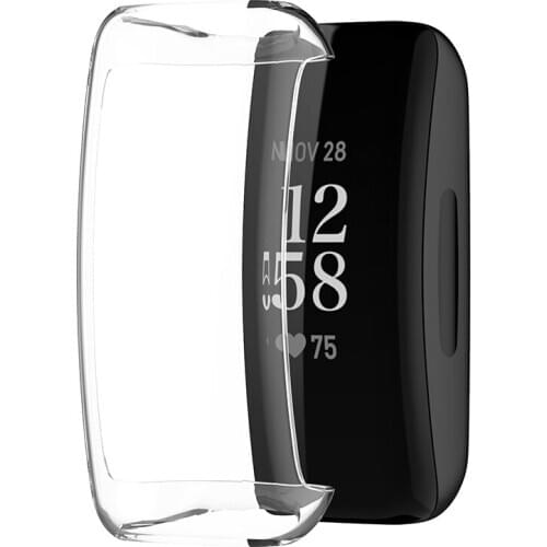 Screen Protector Case Compatible with Fitbit Inspire 2, TPU Protective Cover Saver Bumper for Fitbit Inspire 2