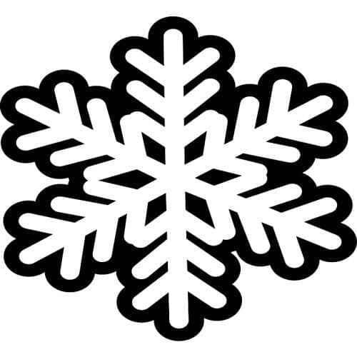 15*13.6cm 1 pcs Fashion Personality Creativity Classic Attractive Sticker Car Decal JDM Die cut - snowflake Car Sticker