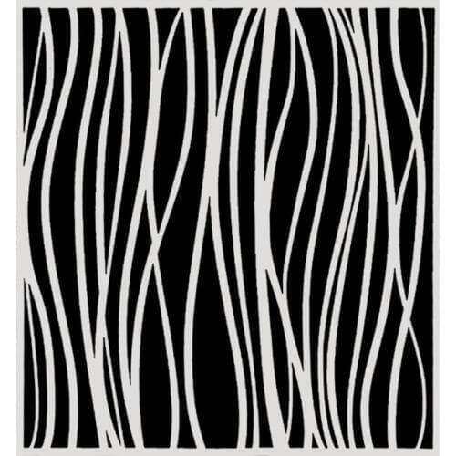 15*15 Curve Layering Stencils Drawing Color Spray stencil DIY Scrapbook photo album Decorative Embossing DIY Card Crafts