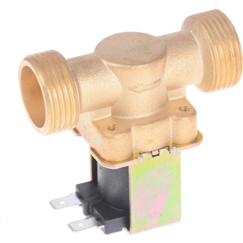 New 2 Way 2 Position Diaphragm Valves 3/4" NPSM 12V DC Slim Brass Electric Solenoid Valve Gas Water Air Normally Closed