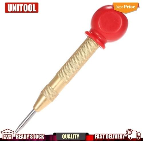 5 Inch Automatic Center Pin Punch Spring Loaded Marking Starting130MM Center Drill High Speed Steel Handlefor Metal Drill