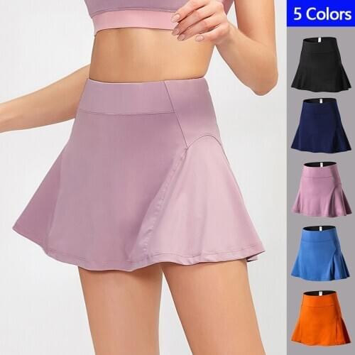 Aipbunny 2 in 1 Breathable Running Athletic Yoga Shorts With Skirt Fitness Clothes Women Sport Tennis Girls Outdoor Sportswear