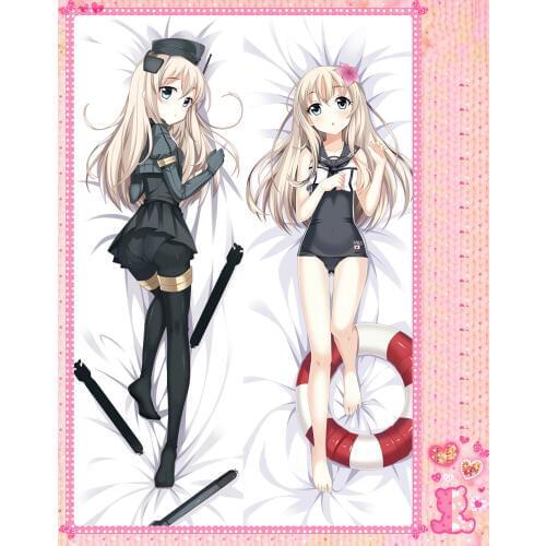 Anime Cartoon Collection Peachy Poly Microfabric Double Bolster Hugging Pillow Case Cover No.511050