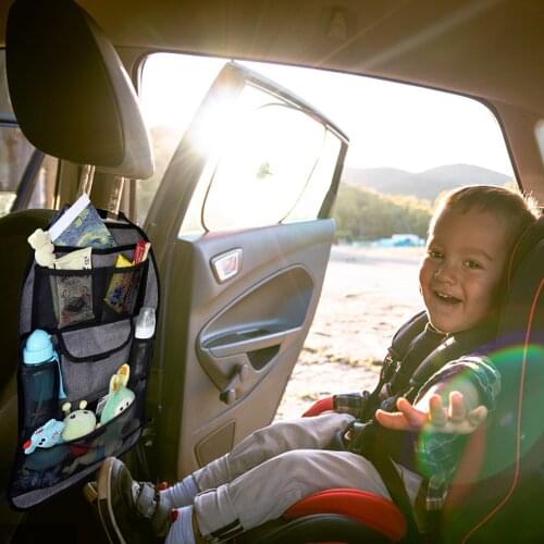 Car Organizer Multifunctional Car Back Seat Storage Organizer Foldable Car Seat Protector for Baby Kids Toddlers
