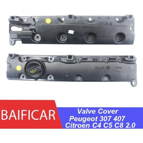 Baificar Brand New Engine Cylinder Valve Cover & Gasket 0248N8 0248N9 For Peugeot 307 407 Xsara Citroen C4 C5 C8 Picasso 2.0 16V