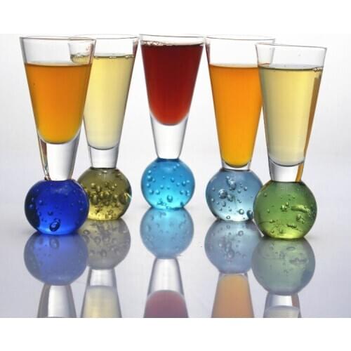 1PC Beautiful Ball Wine Glass Mermaid Tail Cocktail Glass Wine Beer Whisky Coffee Cup Glassware Bar Tools JS 1116