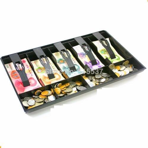 Money Counter case Hard plastic case ABS Plastic 9 Box new Classify store Cashier Drawer box cash drawer tray Coin and Bill Tray