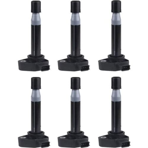 6Pcs Ignition Coil for Honda Accord Odyssey for Acura MDX TL RL CL 3.0L 3.2L 3.5L V6 1999-2009 30520P8EA01 30520P8FA01