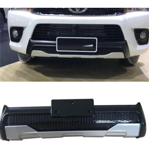 Front Bumper body kits cover trims car styling fit for HILUX REVO 2015-2017 PICKUP auto accessories