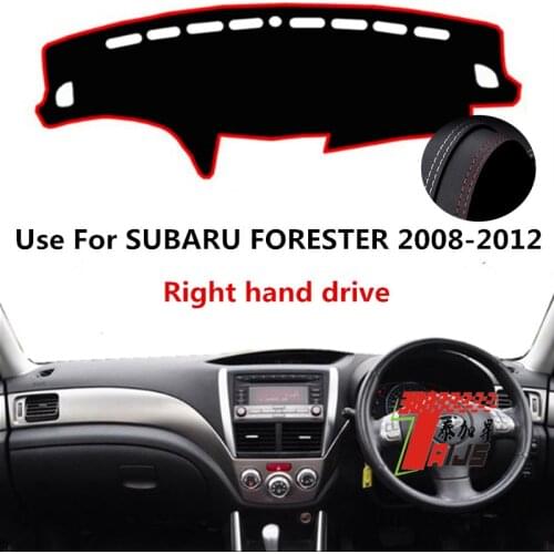 TAIJS Factory Protective Casual Leather Car Dashboard Cover For SUBARU Forester 2008 2009 2010 2011 2012 Right hand drive