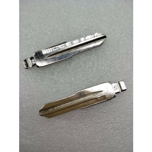 10Pcs/lot Best Quality chromed copper material uncut car blank key blade NO.55 for Chery QQ3