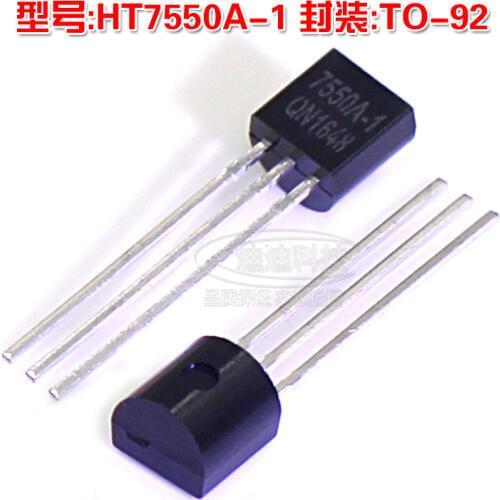 New HT7550A-1 7550A-1 HT7550 TO-92 Transistor Three-Terminal Regulator Chip