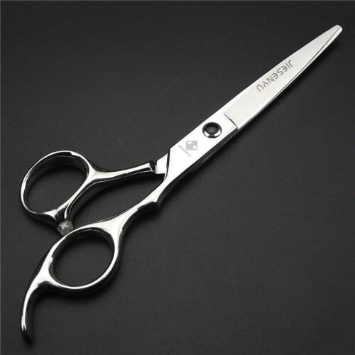 "Hairdressing Scissors Black Diamond Screw Scissors Comb Set Scissor for Barber 6 Inch Silver Stainless Steel Type Model Number"