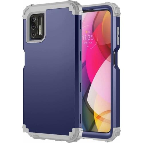 For Motorola G Play G Stylus G Power 2021 Case Hard PC+Silicone Hybrid Shockproof protect Back Cover Case For Moto One 5G Ace