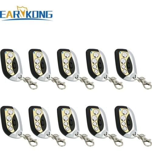 Remote Control 433MHz Metal Material 4 Keys With Power Switch Protection New Designed For Wireless Home Burglar Alarm System