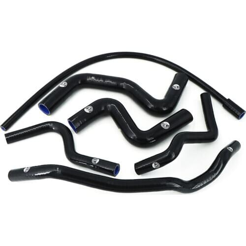 Silicone Radiator Hose Fit For Peugeot 206 1.6L MANUL 16V 1998-2007(8PCS) red/blue/black