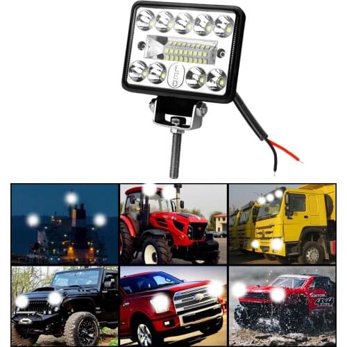 3 inch 12V 54W Work Light Led Bar Spot Light Car Accessories for Truck Tractor Boat Offroad Car SUV Waterproof 18SMD 3030 LED