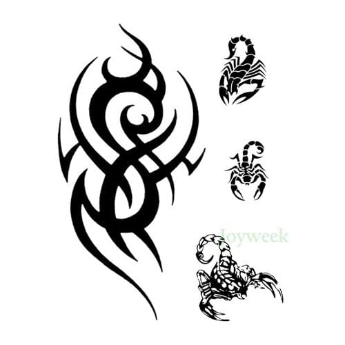 Waterproof Temporary Tattoo Sticker large fire totem tattoo flame tatto stickers flash tatoo fake tattoos for girl women men
