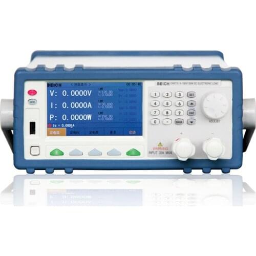 CH9716 High performance Program DC Electronic Load 150V/30A/300W 4.3 inch TFT display supports