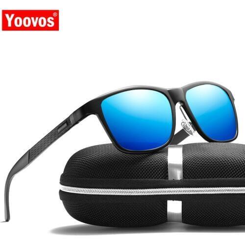 Yoovos 2021 Polarized Sunglasses Men High Quality Brand Designer Classic Glasses Gafas Square Metal Eyewear For Men/Women UV400