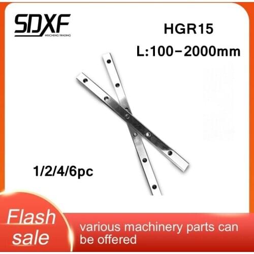 Factory direct sales, linear guide HGR15-100mm-2000mm, please leave a message if you need to specify the length